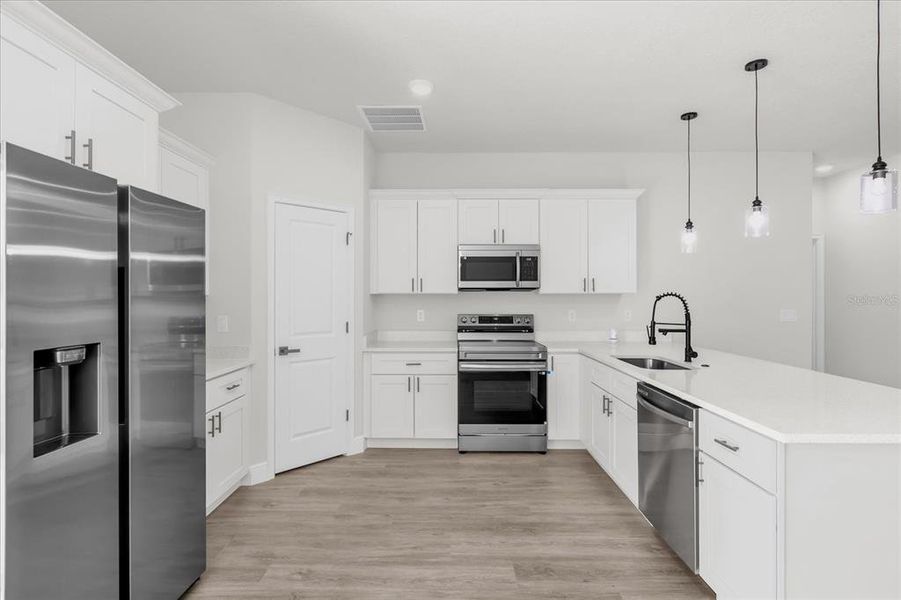 Furnished interior view inside a new home in , Ocala (Image 8). Furnished interior view inside a new home in , Ocala (Image 8).