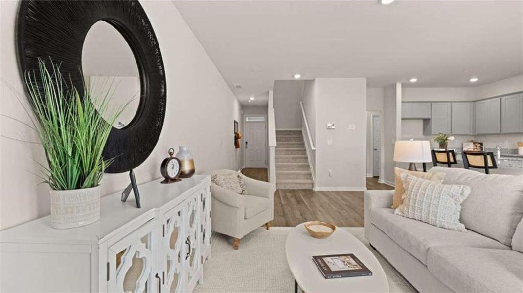 Furnished interior view inside a new home in Echo Glen, Stockbridge (Image 35).