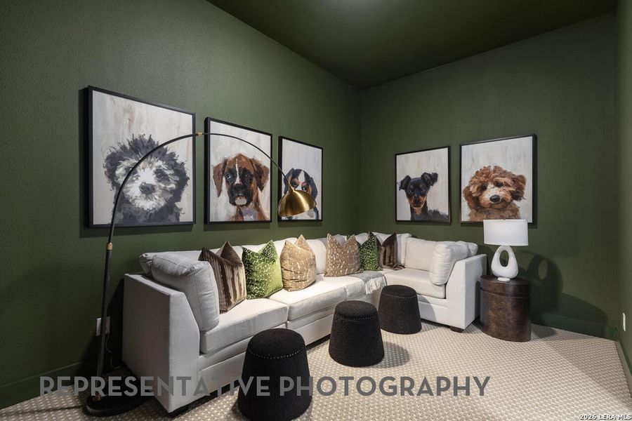 Furnished interior view inside a new home in Davis Ranch, San Antonio (Image 9).