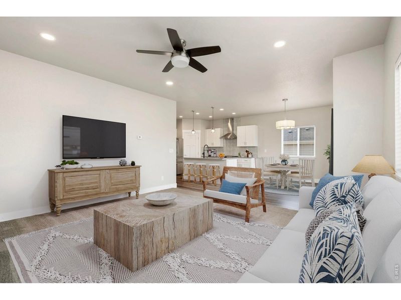 Furnished interior view inside a new home in , Severance (Image 6). Furnished interior view inside a new home in , Severance (Image 6).