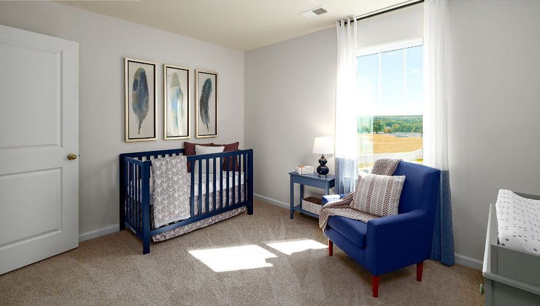 Furnished interior view inside a new home in The Hamptons at Hickory, Hickory (Image 22).