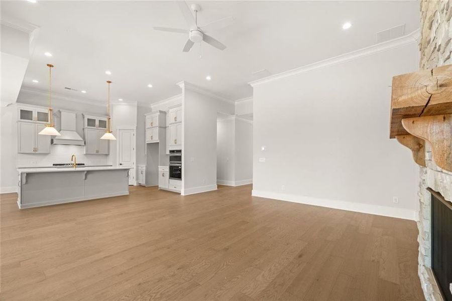 Spacious, unfurnished interior of a new home in Horizon at Laurel Canyon, Canton (Image 38).