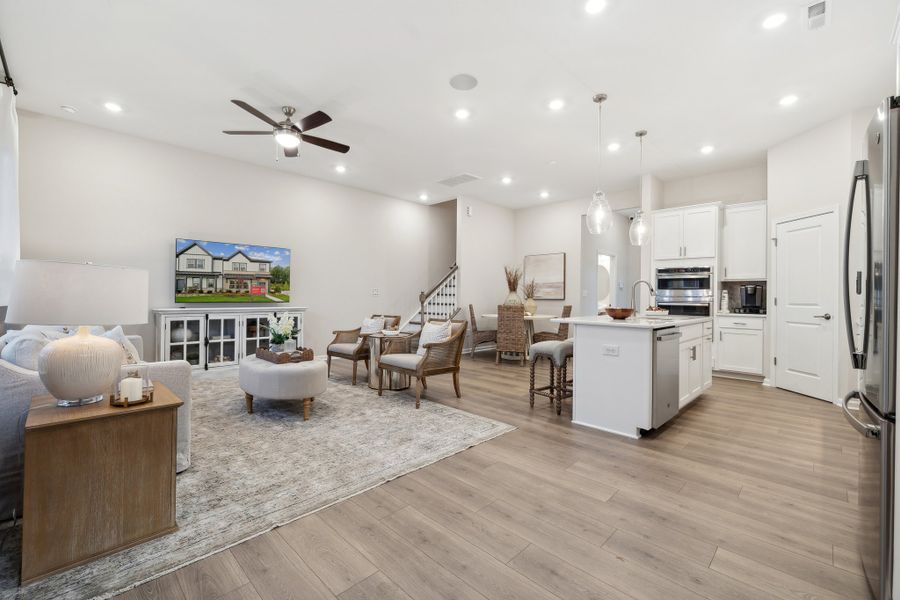 Furnished interior view inside a new home in Ridge at Sugar Creek, Indian Land (Image 7).
