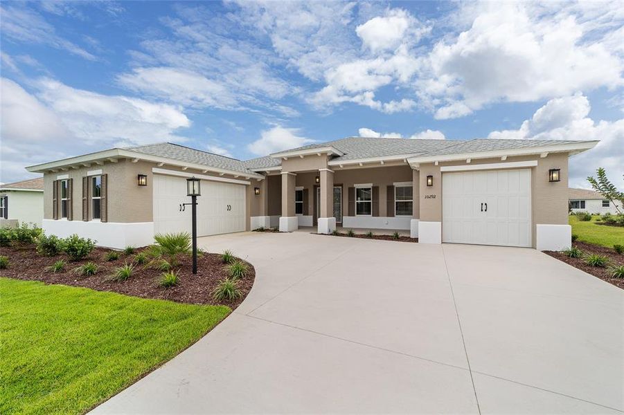 Exterior details and patio area of a home in On Top of the World Communities, Ocala (Image 28).