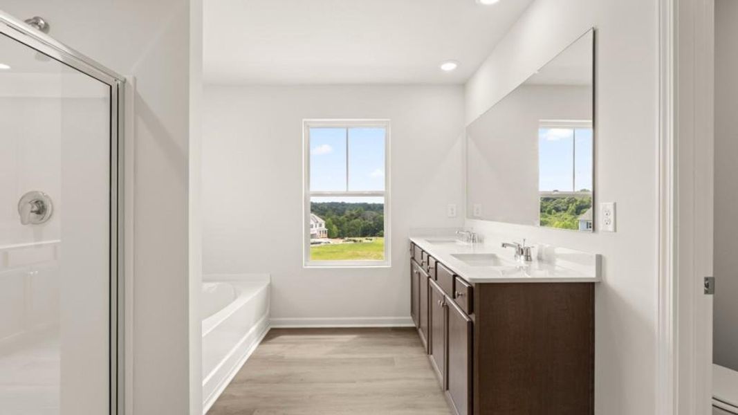 Furnished interior view inside a new home in Liberty Crossing, Braselton (Image 4).