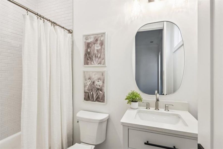 Furnished interior view inside a new home in , Marietta (Image 44).