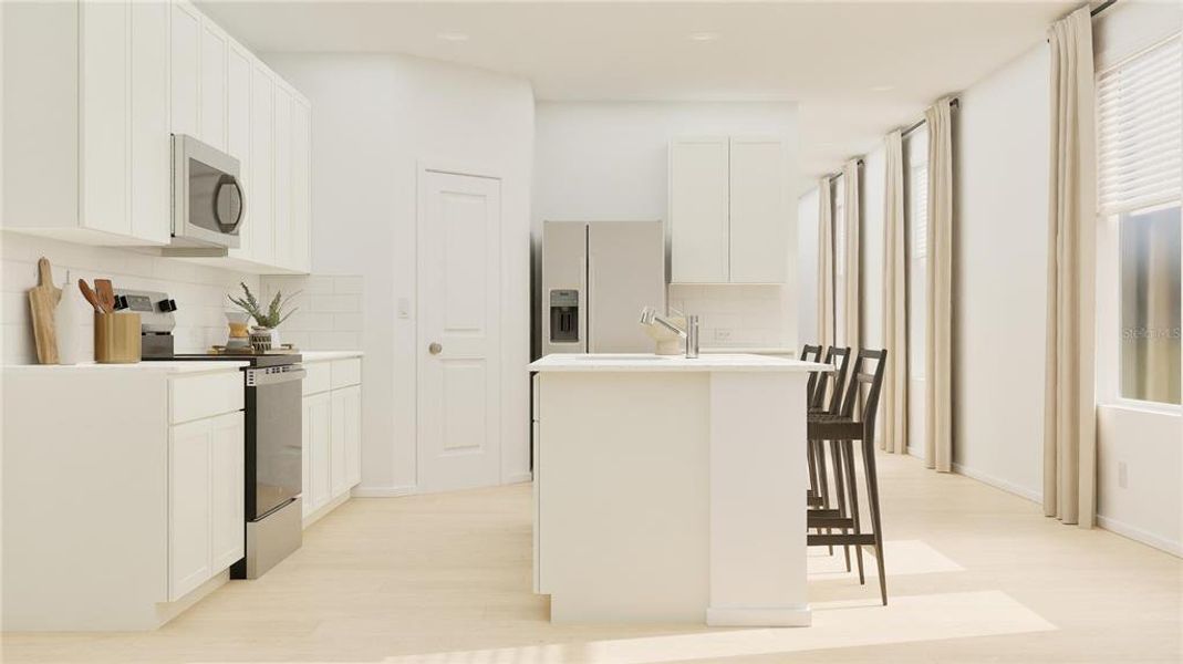 Furnished interior view inside a new home in Wellness Ridge, Clermont (Image 20).