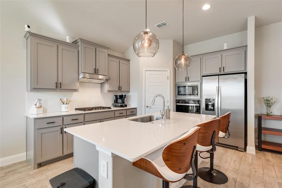 Furnished interior view inside a new home in , Denton (Image 5).