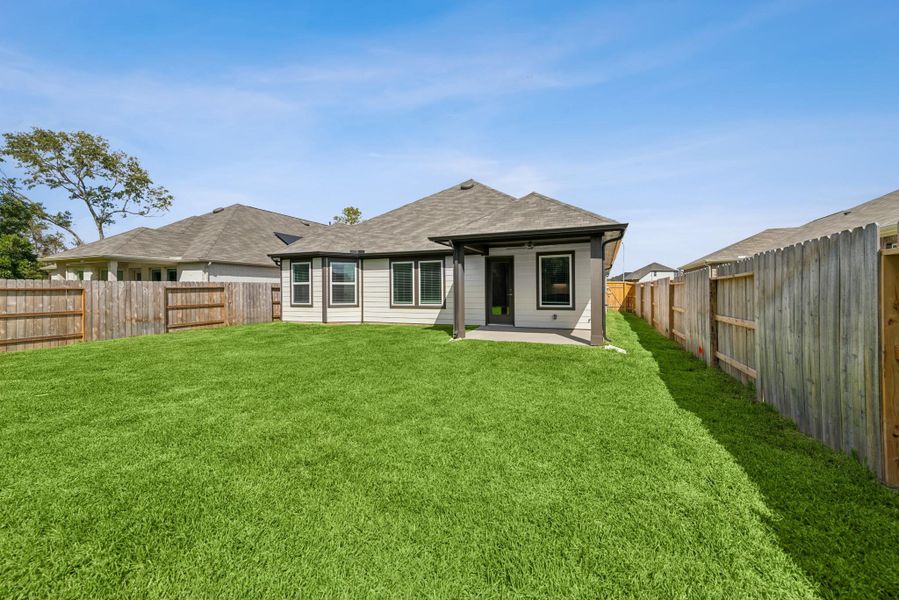 Exterior details and patio area of a home in Summerview, Fulshear (Image 2). Exterior details and patio area of a home in Summerview, Fulshear (Image 2).
