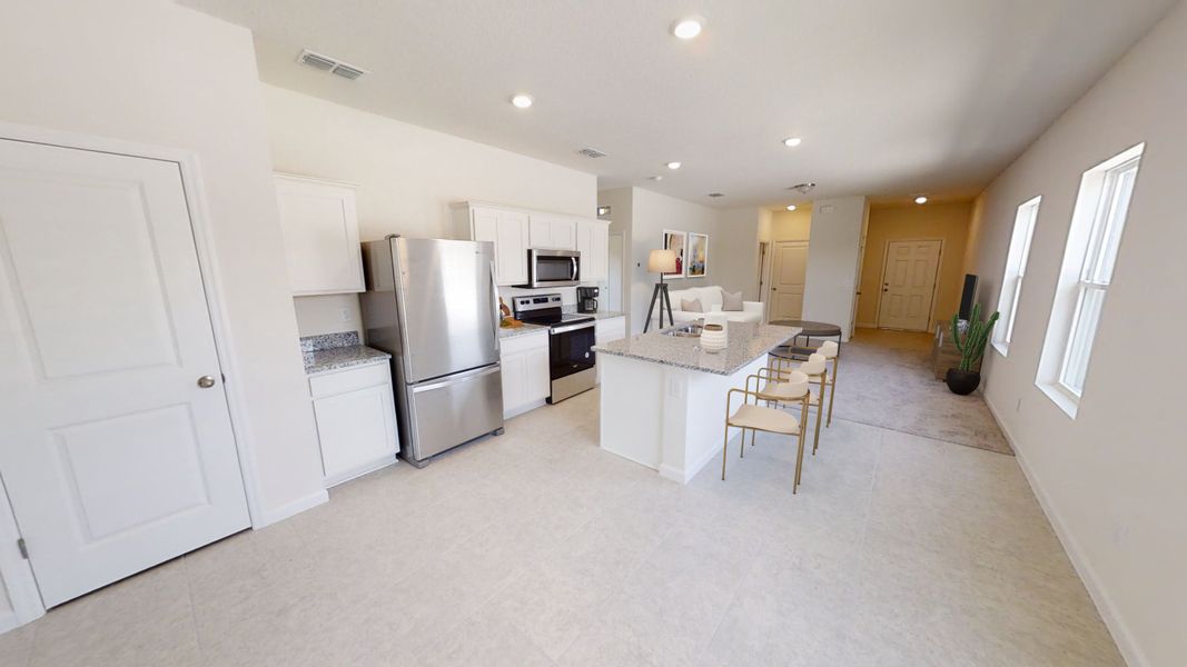 Representative furnished interior of a home built from the Odyssey by Starlight Homes in Scenic Terrace, Lake Hamilton (Image 4). Representative furnished interior of a home built from the Odyssey by Starlight Homes in Scenic Terrace, Lake Hamilton (Image 4).
