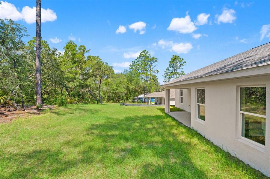 Exterior details and patio area of a home in , Citrus Springs (Image 24).