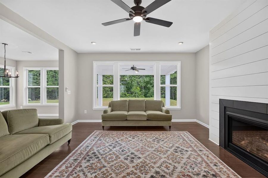 Furnished interior view inside a new home in Pickens Bluff, Hiram (Image 34).