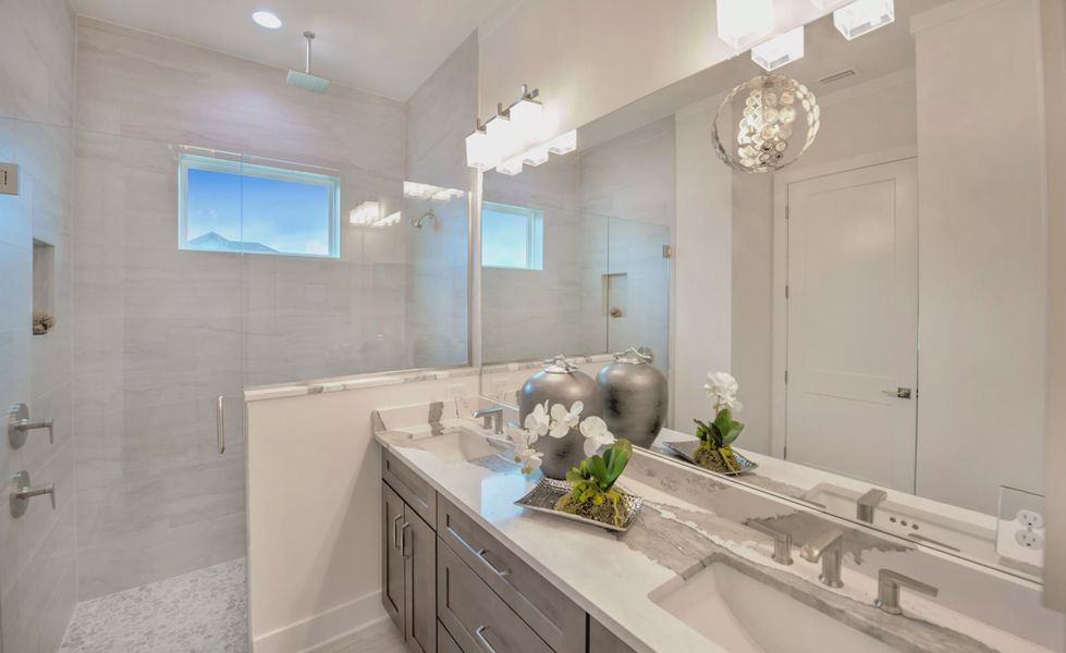 Furnished interior view inside a new home in Oakmont, Gainesville (Image 13). Furnished interior view inside a new home in Oakmont, Gainesville (Image 13).