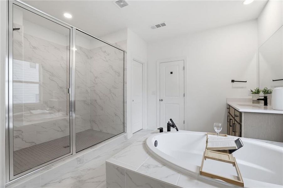 Furnished interior view inside a new home in , Woodstock (Image 34).