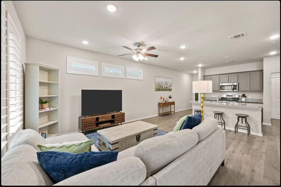 Furnished interior view inside a new home in , Fort Worth (Image 9).