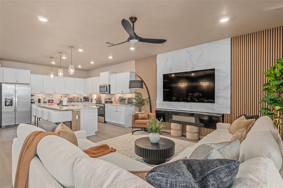Furnished interior view inside a new home in Windsor Cay Resort, Clermont (Image 18).