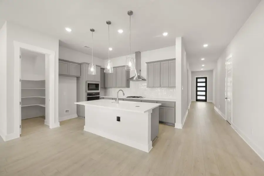 Representative furnished interior of a home built from the Liberty by Rockwell Homes in Wildflower Ranch, Justin (Image 9).