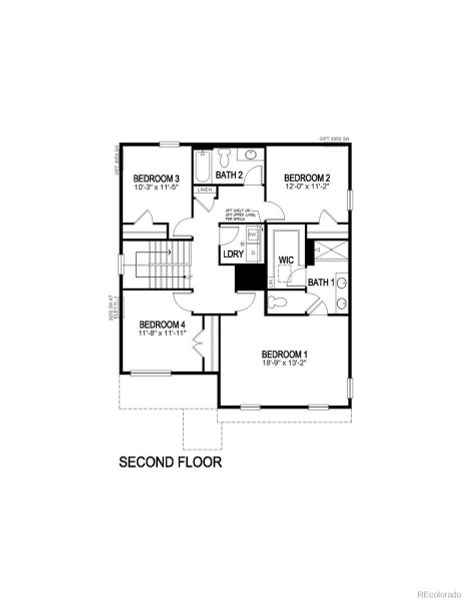 2D floor plan layout of this home in Silver Peaks, Lochbuie, CO (Image 3). 2D floor plan layout of this home in Silver Peaks, Lochbuie, CO (Image 3).