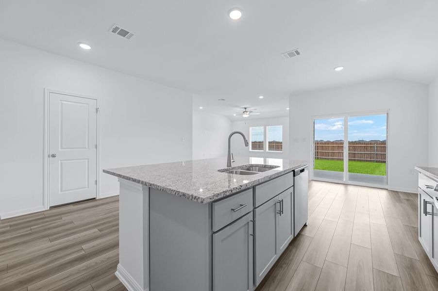 Furnished interior view inside a new home in Emory Crossing 50s, Hutto (Image 5).