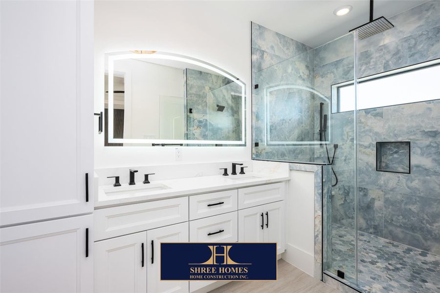 Furnished interior view inside a new home in , Stafford (Image 10).