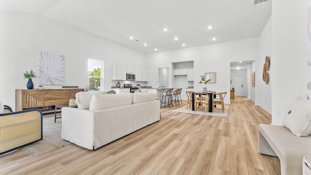 Representative furnished interior of a home built from the Chelsea by DRB Homes in Bluffs at Sun Colony, Longs (Image 15).