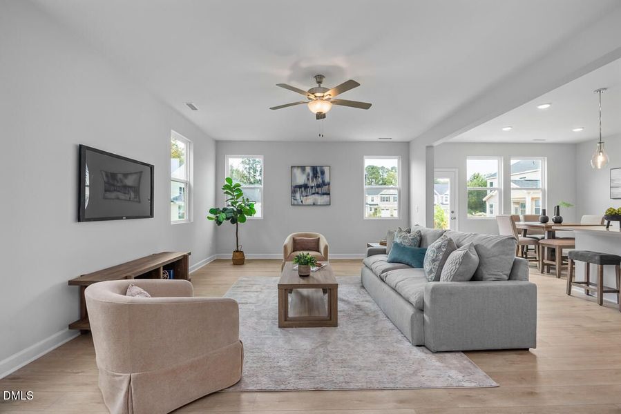 Furnished interior view inside a new home in Gregory Village, Lillington (Image 14).