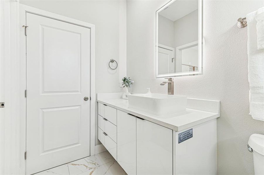 Furnished interior view inside a new home in , Tampa (Image 19).