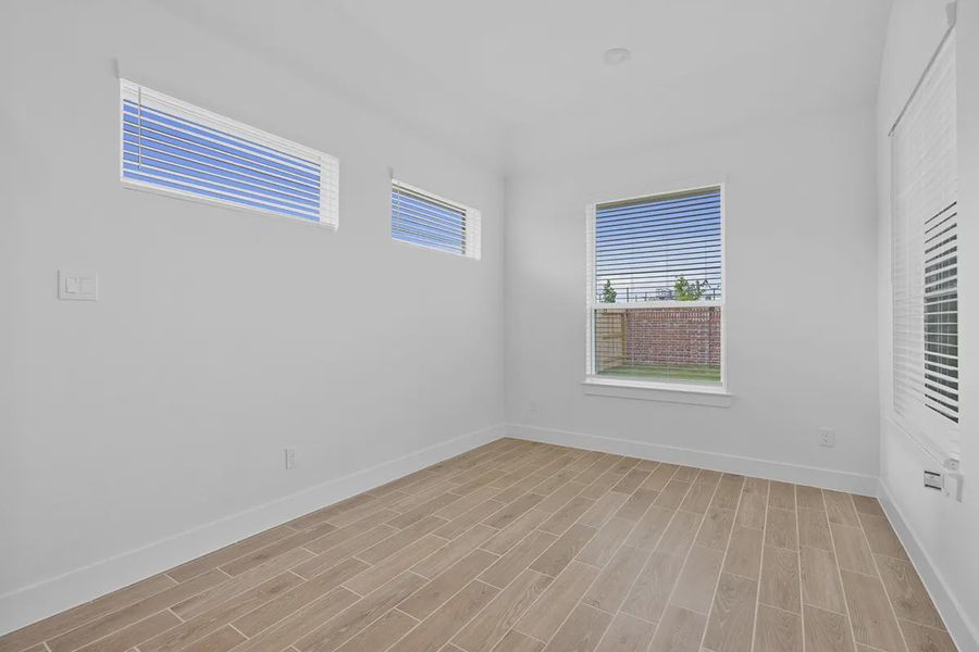 Representative unfurnished interior of a home built from the Brooks by Chesmar Homes in Kresston 50's, Montgomery (Image 29). Representative unfurnished interior of a home built from the Brooks by Chesmar Homes in Kresston 50's, Montgomery (Image 29).