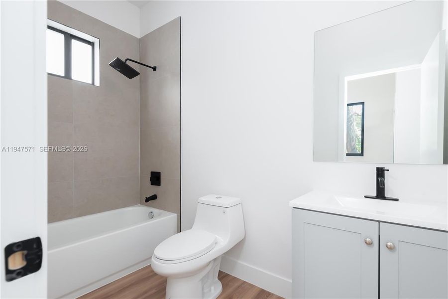 Furnished interior view inside a new home in , Miami (Image 8).