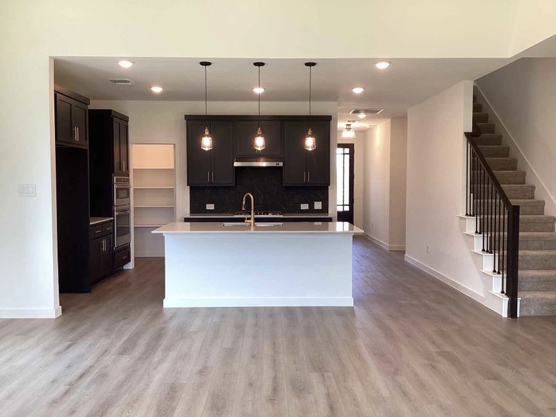 Kitchen Construction Progress featuring the Noir Collection