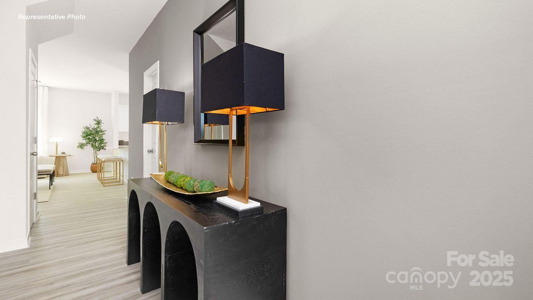 Furnished interior view inside a new home in The Hamptons at Hickory, Hickory (Image 6).