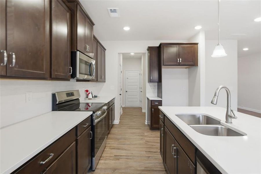 Furnished interior view inside a new home in , Powder Springs (Image 16).