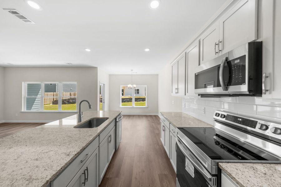 Furnished interior view inside a new home in Belair East, Statesboro (Image 9).