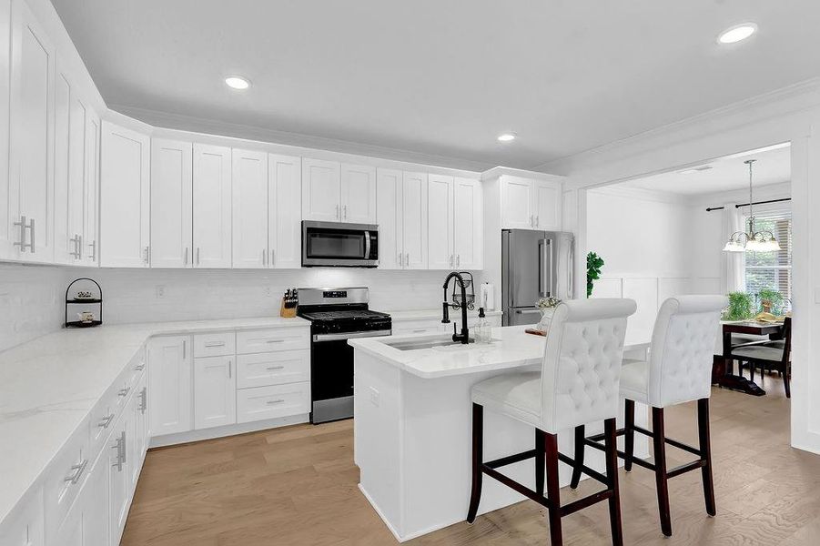 Furnished interior view inside a new home in , Lawrenceville (Image 30).