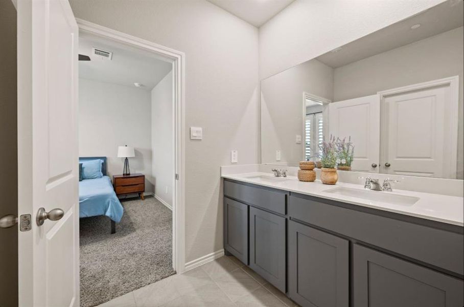 Furnished interior view inside a new home in , Fort Worth (Image 17).