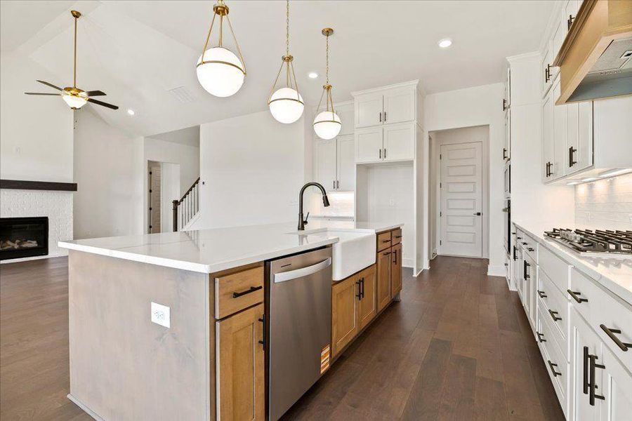 Furnished interior view inside a new home in Brooks Pond, Cumming (Image 13).