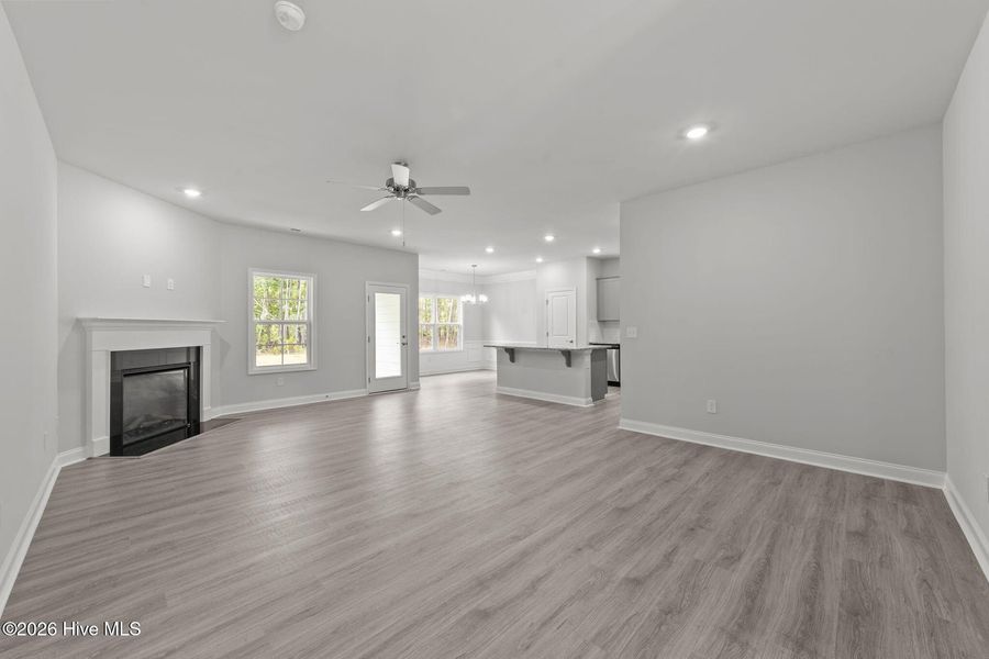 Spacious, unfurnished interior of a new home in Wood Creek, Leland (Image 11). Spacious, unfurnished interior of a new home in Wood Creek, Leland (Image 11).