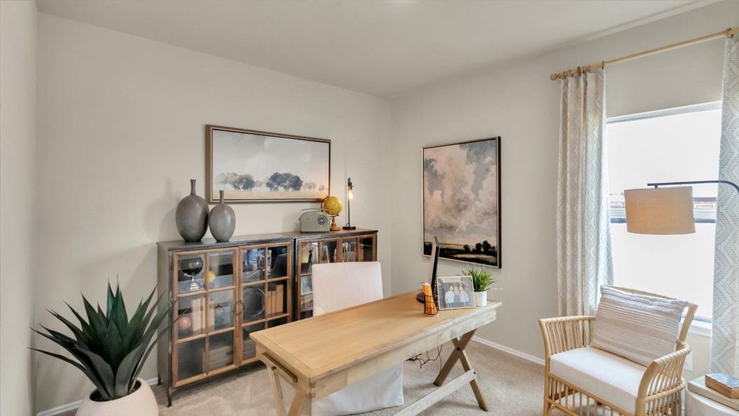 Furnished interior view inside a new home in Durango, Mustang Ridge (Image 11).