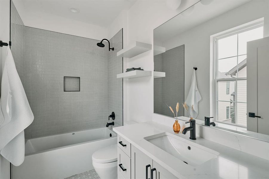 Furnished interior view inside a new home in , Austin (Image 12). Furnished interior view inside a new home in , Austin (Image 12).