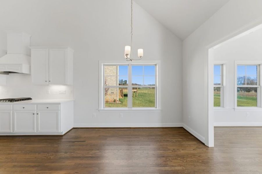 Representative unfurnished interior of a home built from the Hampton by Keystone Homes NC in Preserve at Carriage Cove, Oak Ridge (Image 71).