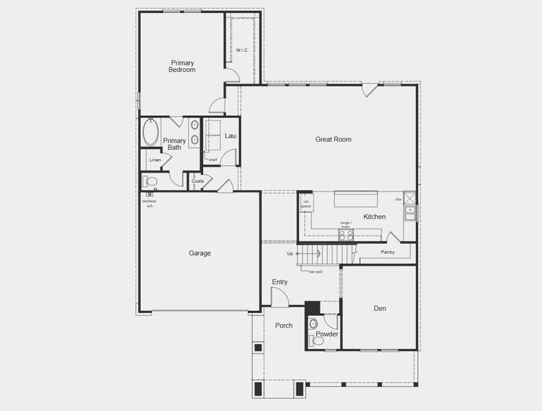 2D floor plan layout for the Plan 3556 by KB Home in Sierra Vista at Kelly Ranch, Aledo, TX (Image 5). 2D floor plan layout for the Plan 3556 by KB Home in Sierra Vista at Kelly Ranch, Aledo, TX (Image 5).
