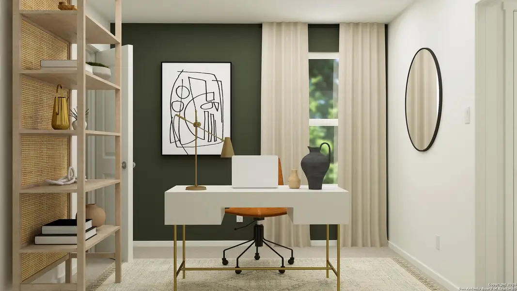 Furnished interior view inside a new home in Rose Valley, Converse (Image 3).