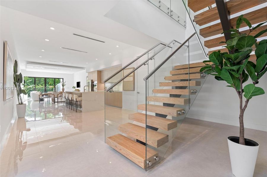 Furnished interior view inside a new home in , Miami (Image 3).