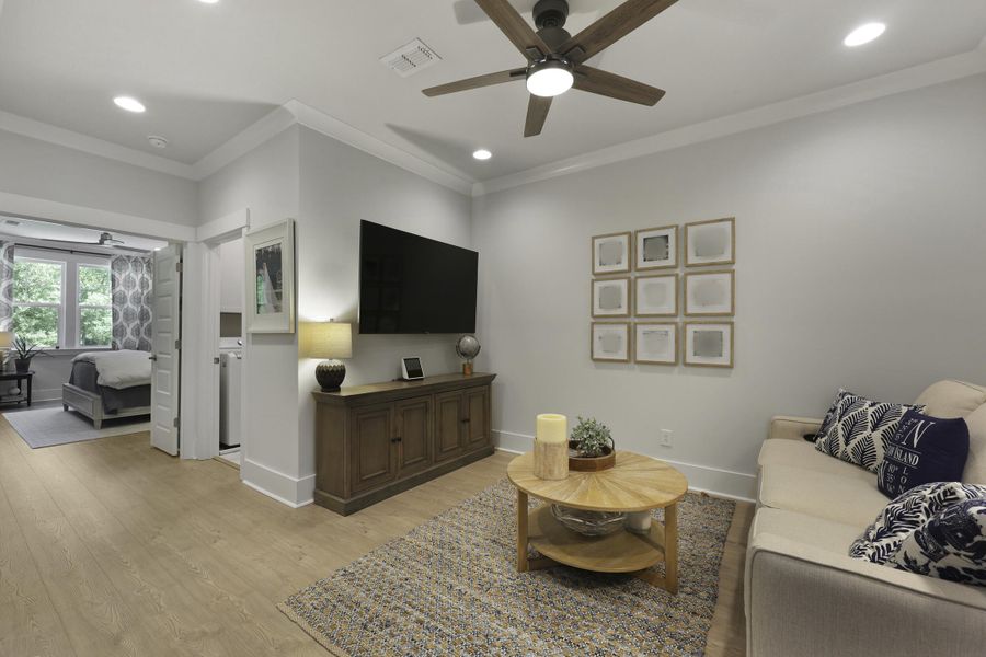 Furnished interior view inside a new home in , Mount Pleasant (Image 19).