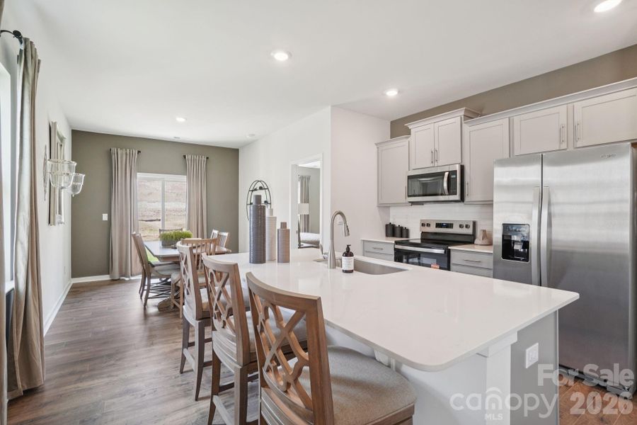 Photos are representative - model home