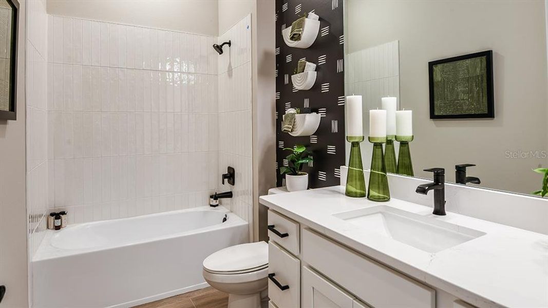 Furnished interior view inside a new home in Esplanade at Center Lake Ranch, St. Cloud (Image 12). Furnished interior view inside a new home in Esplanade at Center Lake Ranch, St. Cloud (Image 12).