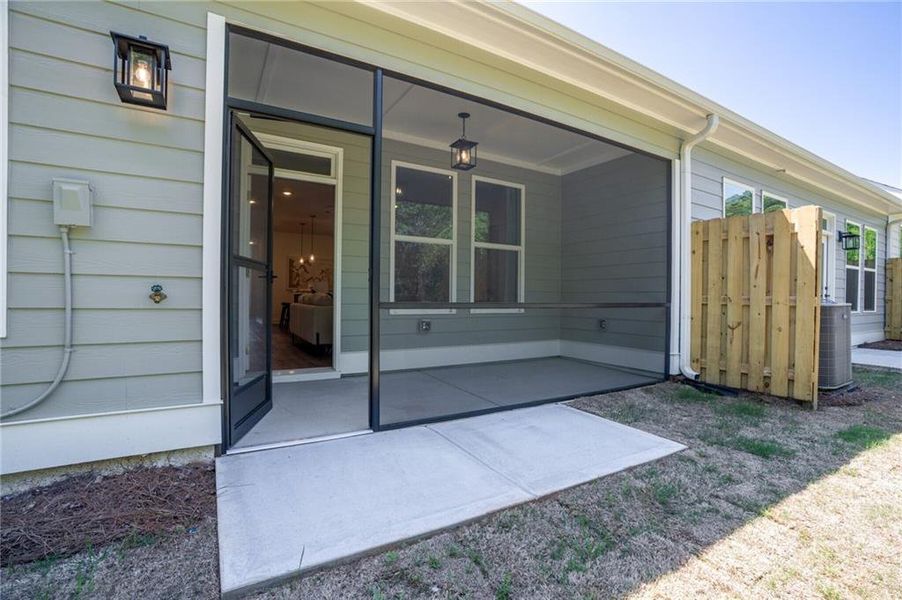 Exterior details and patio area of a home in , Cartersville (Image 4).