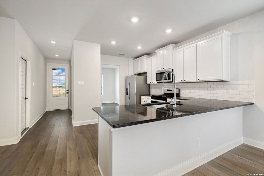 Furnished interior view inside a new home in Hightop Ridge, Converse (Image 4).