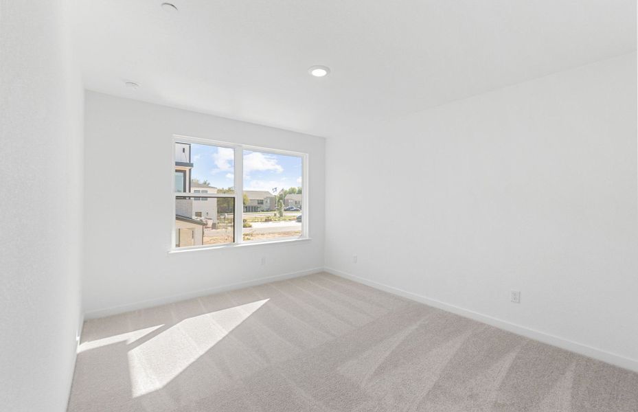 Spacious, unfurnished interior of a new home in Monarch on Main, Round Rock (Image 13). Spacious, unfurnished interior of a new home in Monarch on Main, Round Rock (Image 13).