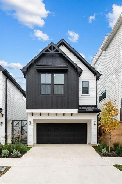 Exterior elevation reflecting similar previously built home.